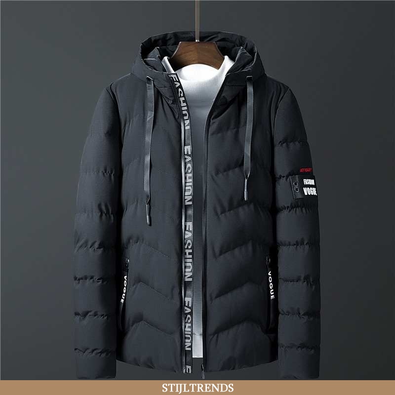 Winterjas Heren Katoenen Jas Dons Slim Fit Mooi