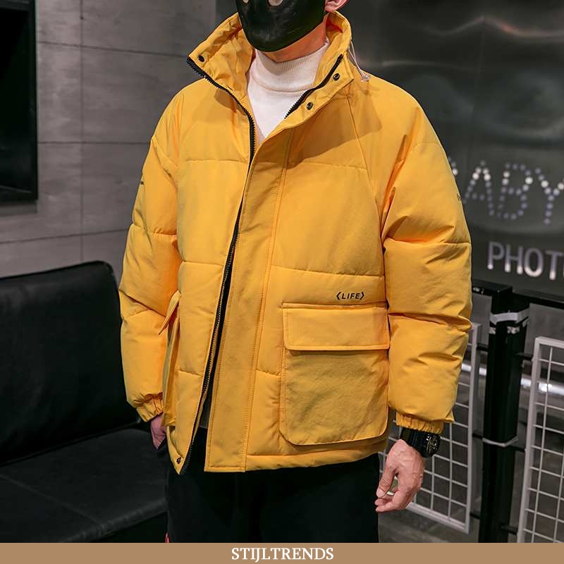Winterjas Heren Tas Dons Trendy Nieuw