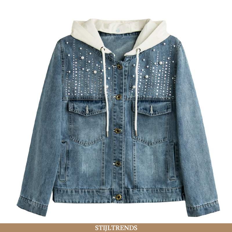 Wollen Jas Dames Jas Denim Casual Persoonlijk