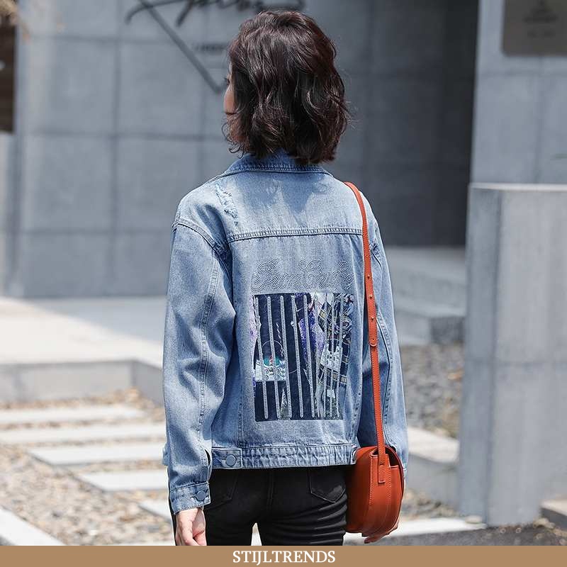 Wollen Jas Dames Jas Denim Kort 2020