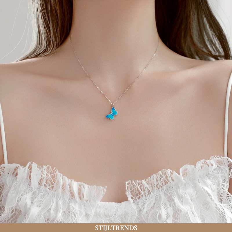 Zilveren Sieraden Dames Blauw Blauwe