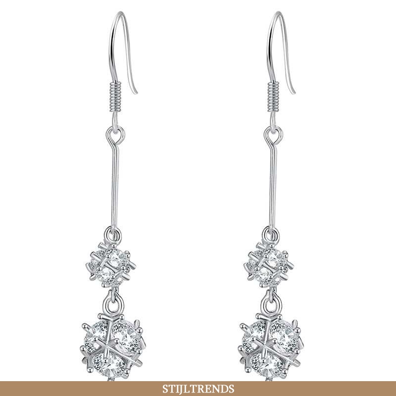 Zilveren Sieraden Dames Hippe Met Strass