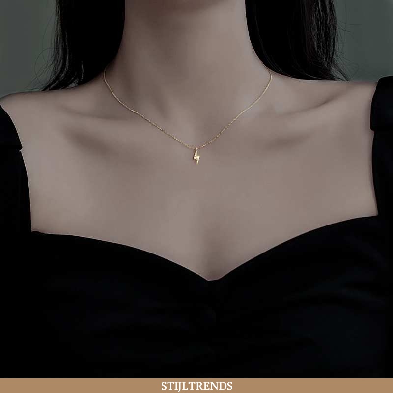 Zilveren Sieraden Dames Trendy Eenvoudige Gouden