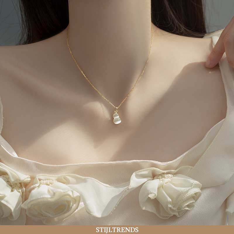 Zilveren Sieraden Dames Trendy Ontwerp Gouden