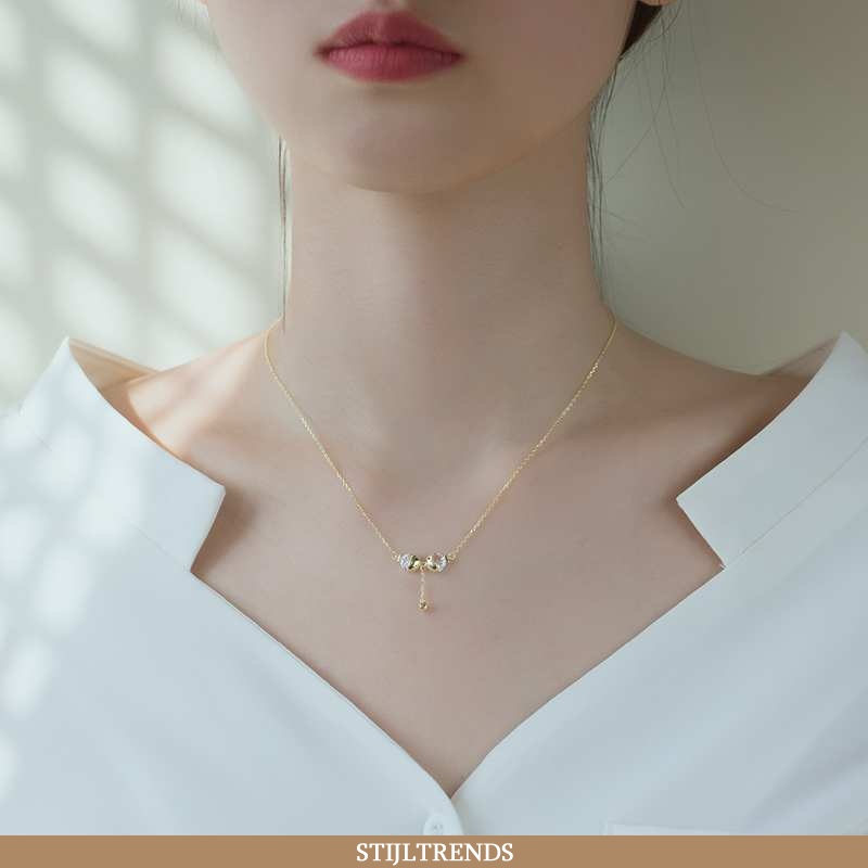 Zilveren Sieraden Dames Trendy Vrouwen Gouden