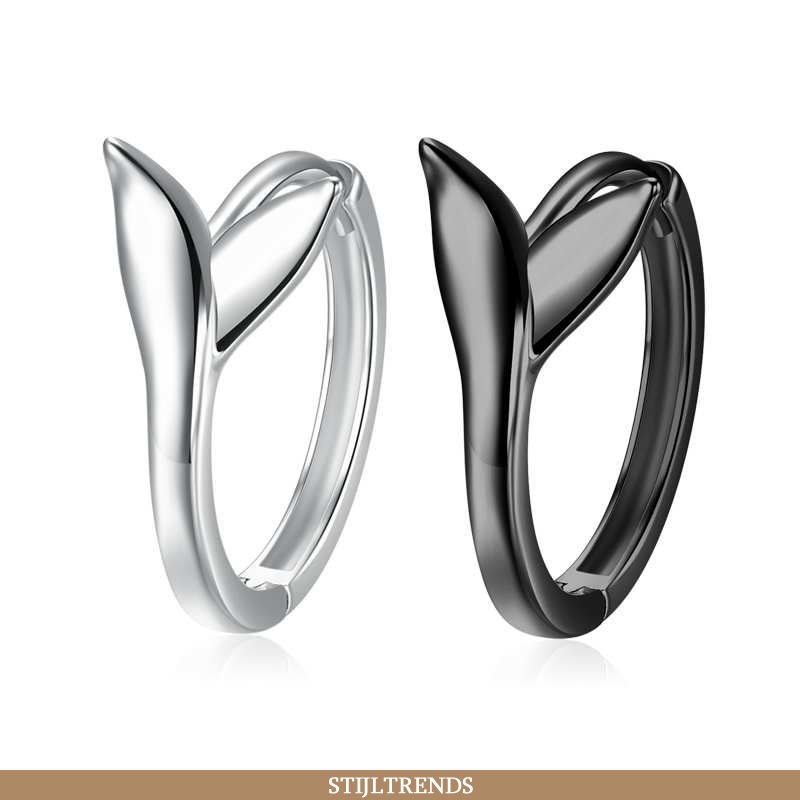 Zilveren Sieraden Heren Trendy Mannen Zwarte