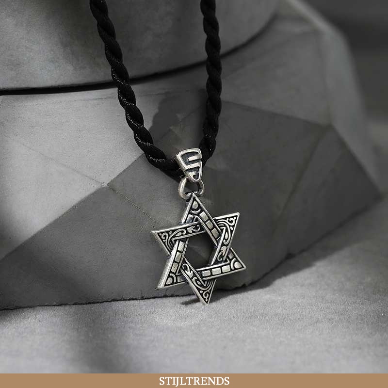 Zilveren Sieraden Heren Trendy Zwart Zwarte