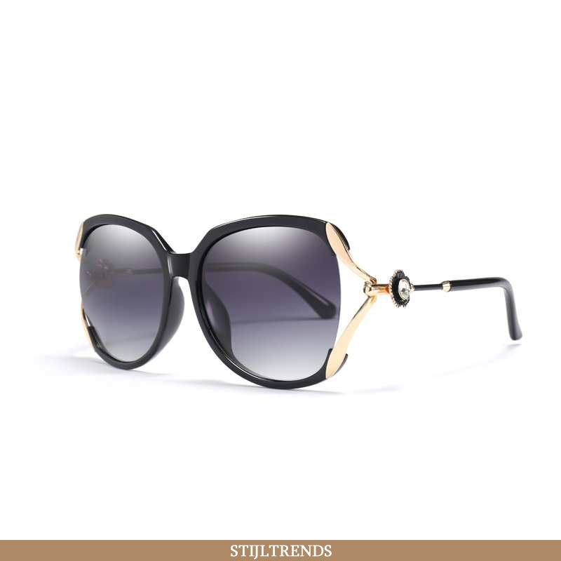 Zonnebril Dames Trendy Kristal Zwarte