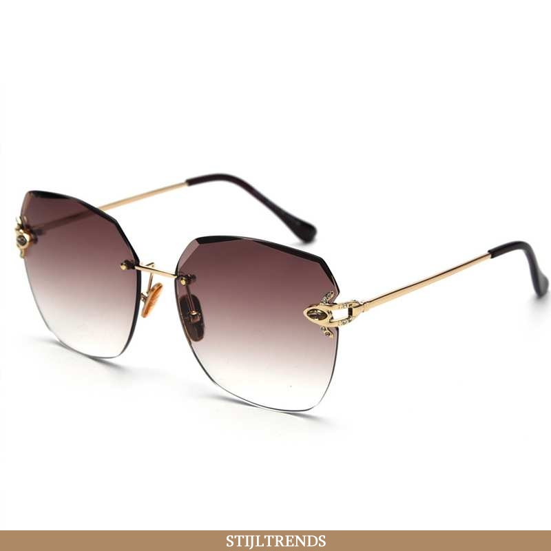 Zonnebril Dames Trendy Oog Bruine