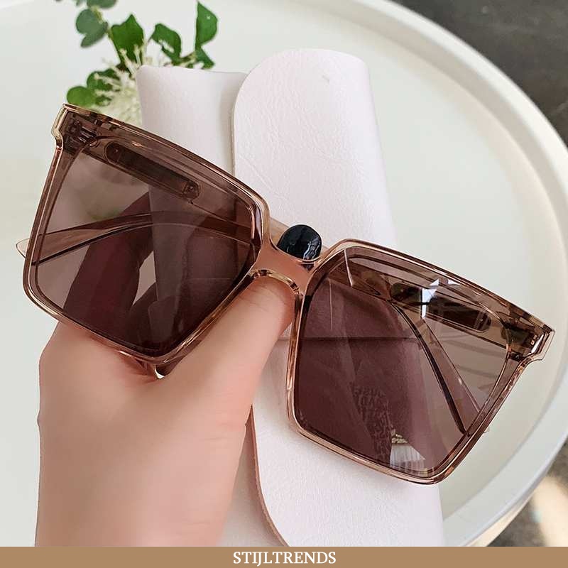 Zonnebril Dames Trendy Uv Bescherming Bruine
