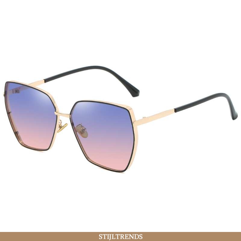 Zonnebril Dames Trendy Vrouw Blauwe