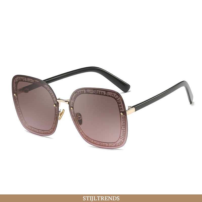 Zonnebril Dames Trendy Vrouwen Bruine